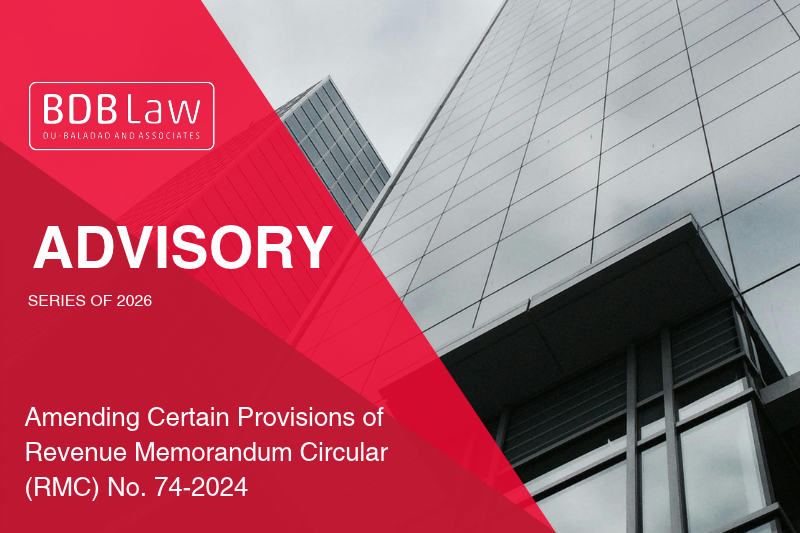 Amending Certain Provisions of Revenue Memorandum Circular (RMC) No. 74-2024