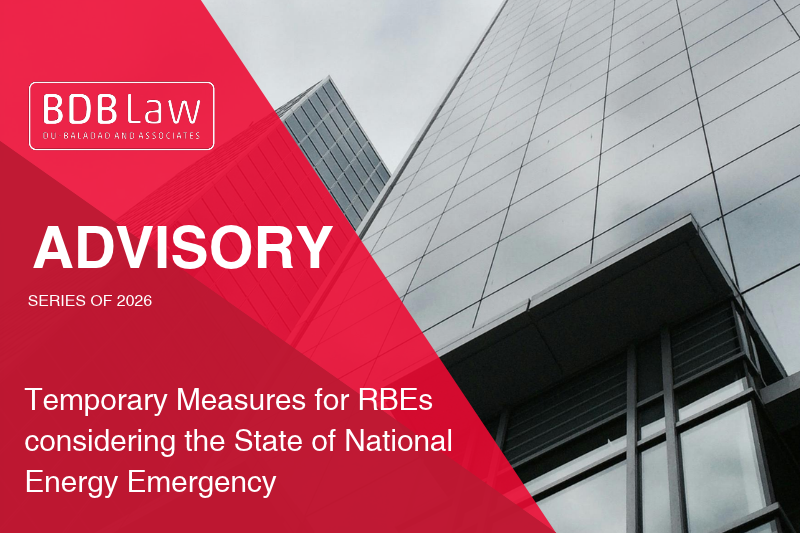 Temporary Measures for RBEs considering the State of National Energy Emergency