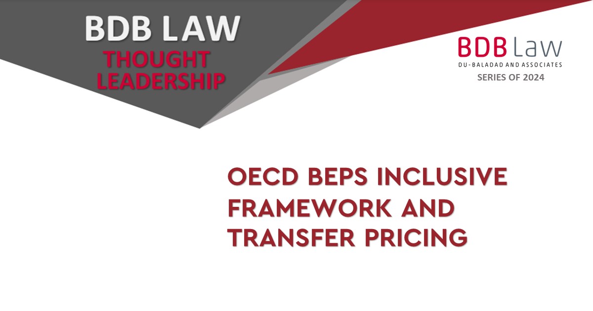 OECD BEPS Inclusive Framework and Transfer Pricing